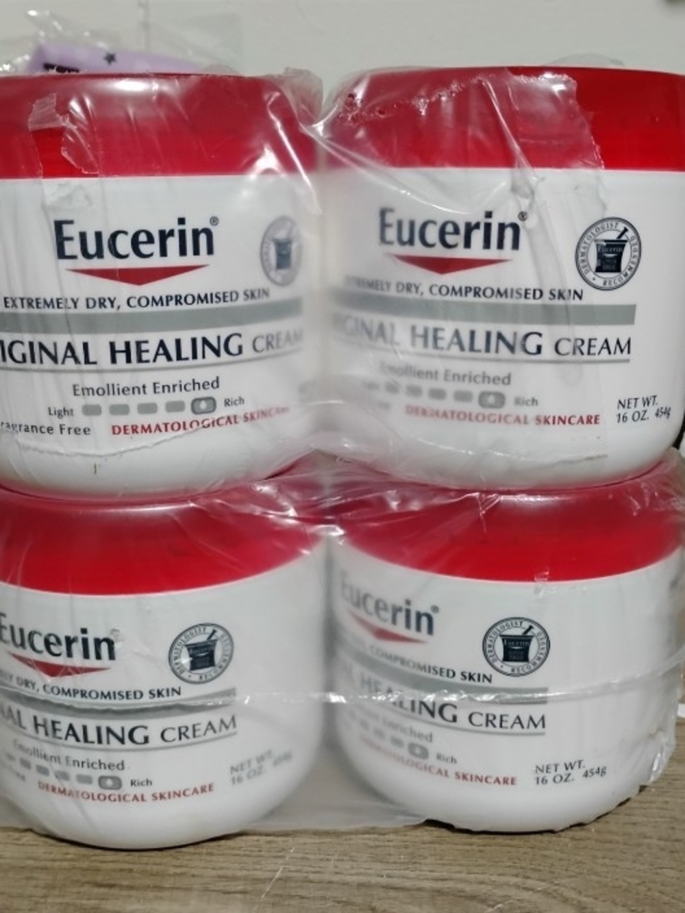Eucerin Original Healing Cream - White Jar with Red Cap
